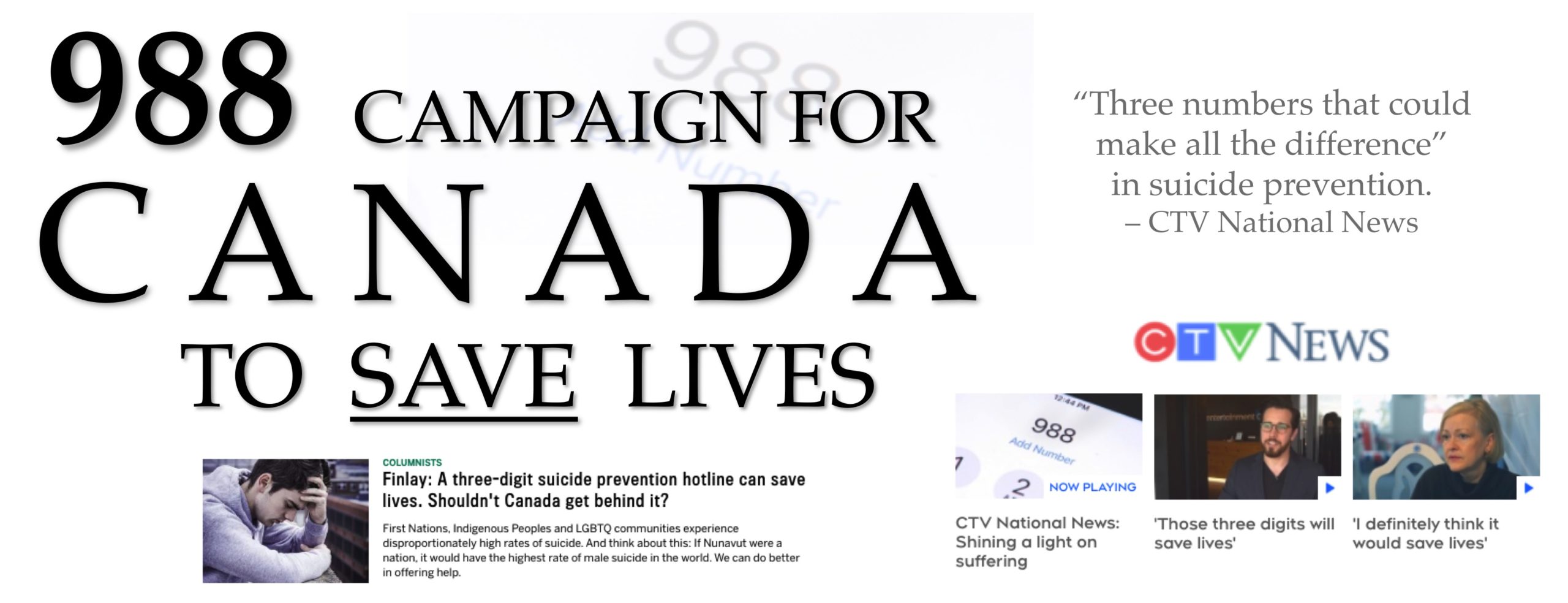 The 988 Campaign to Save Lives